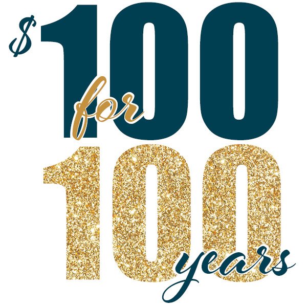 SDT Foundation 100for100 logo