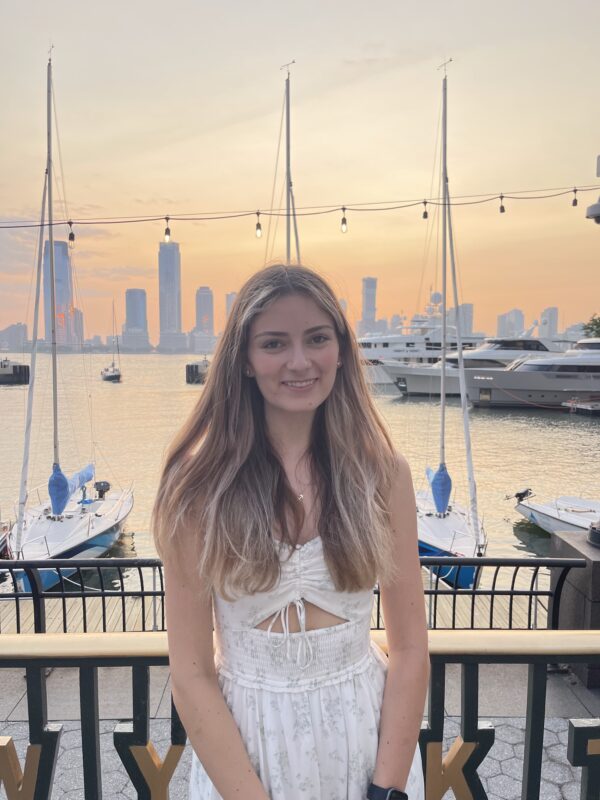 Woman by water